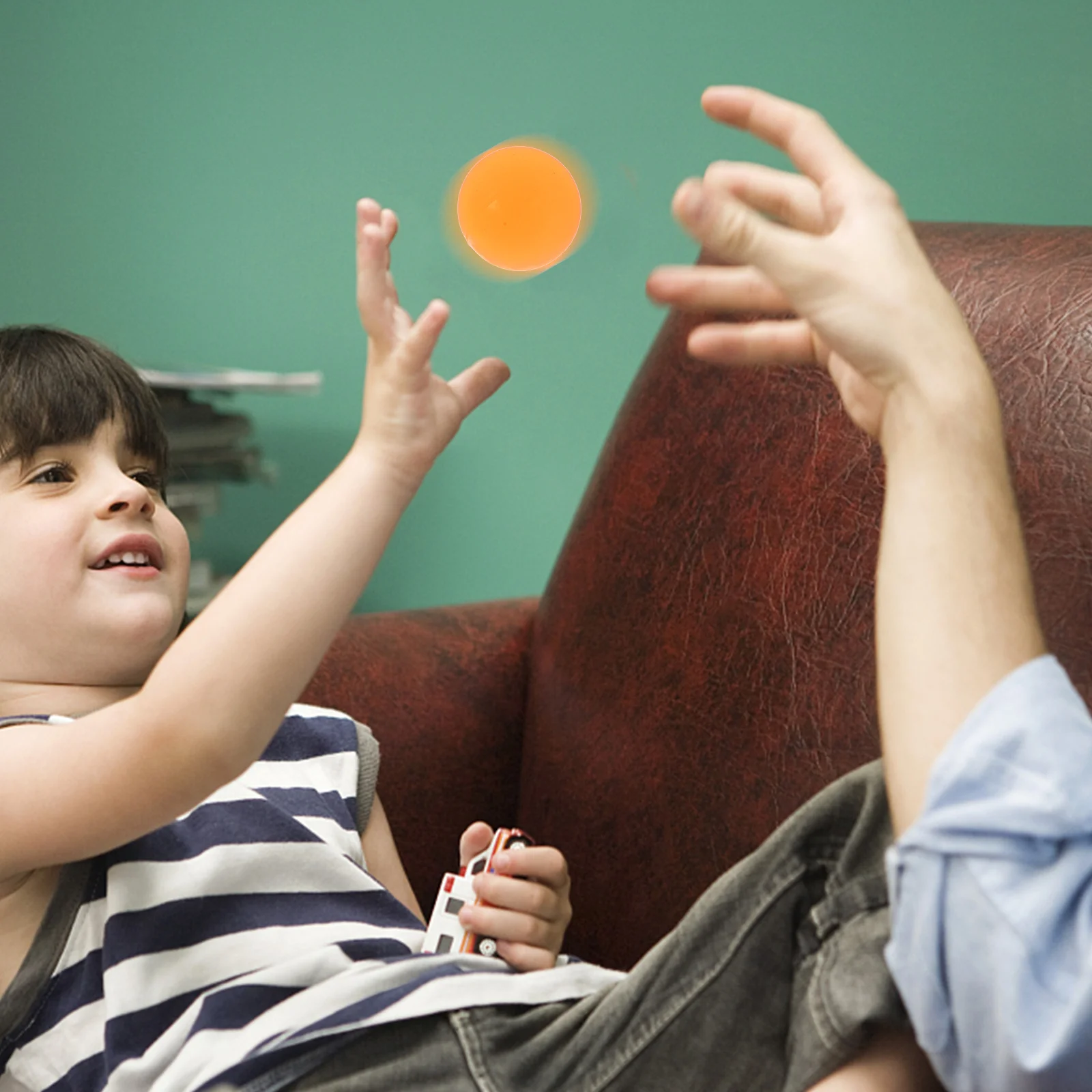 

Elastic Luminous Bouncy Balls 12pcs 28mm Frosted Glow in the Dark Jumping Toys for Kids Mixed Color Playtime Fun