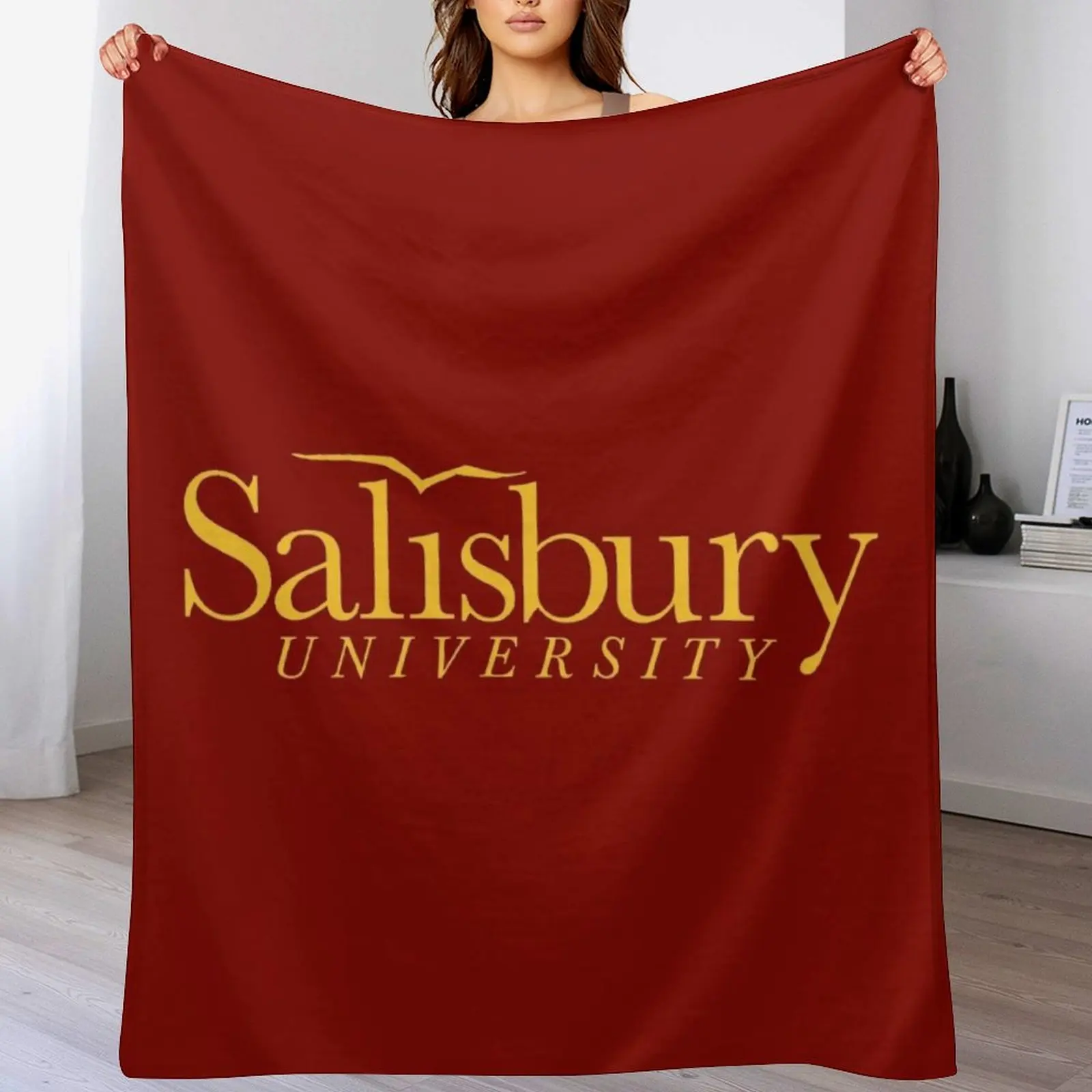Salisbury University Throw Blanket Fluffy Cozy Throw Blanket for Home Decor