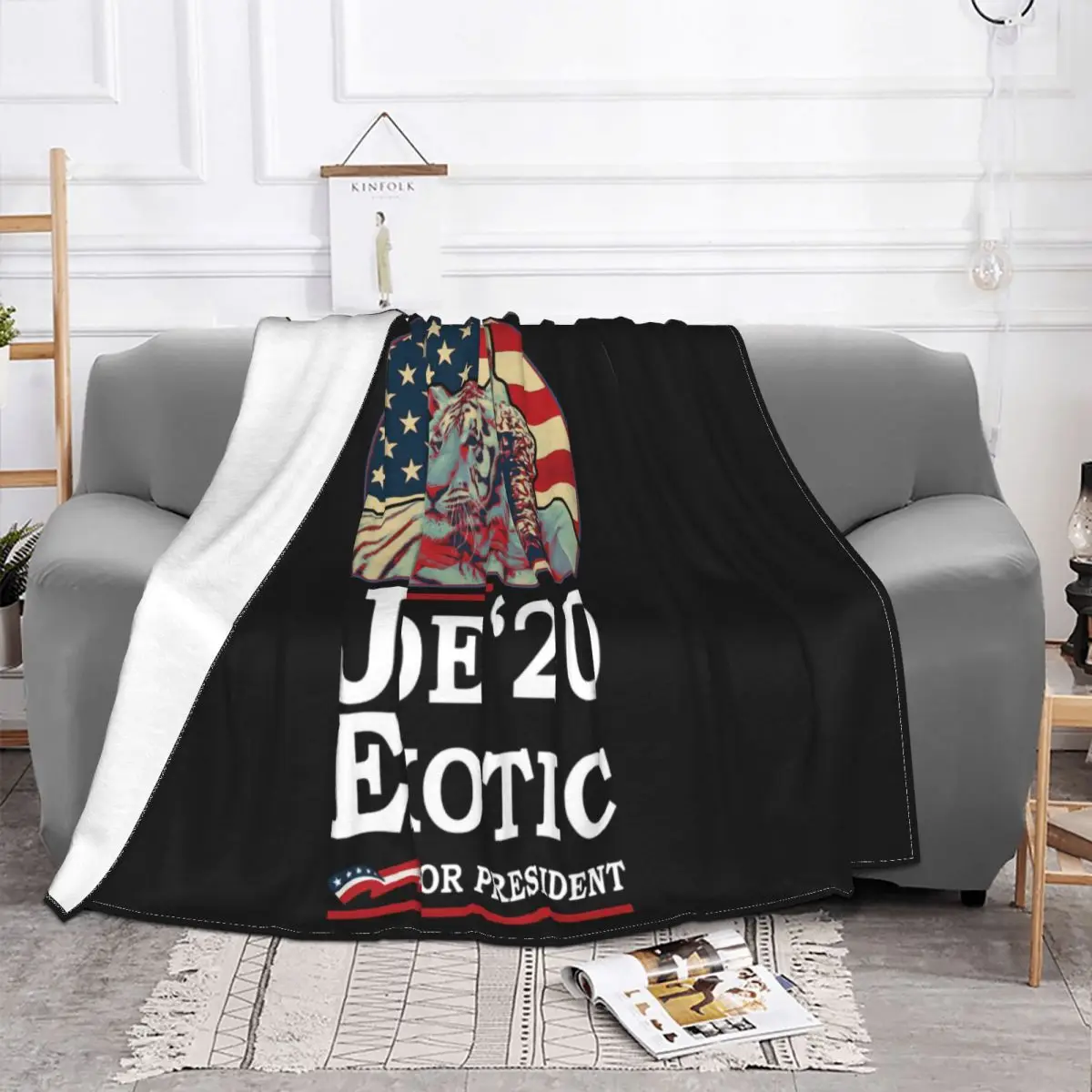 Joe Exotic For President Tiger King S Youth Street Style Cheap Sale Interested Pictures Creative Design Humour Throw Blanket