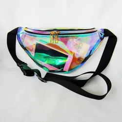 Fanny Pack frauen Handtaschen Laser Geldbörse Transluzenten Reflektierende Brust Taille Tasche Frauen Gürtel Tasche Taille Bein Tasche Taille Pack pochete