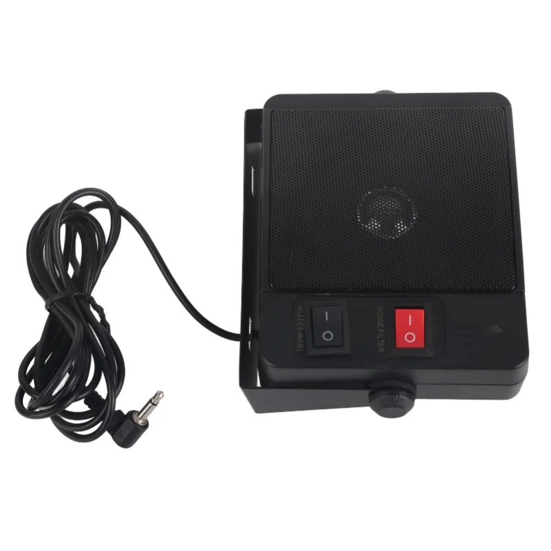 Car Radio Speaker Stable Clear Sound External Communications Speaker With Base For Yaesu For Kenwood For ICOM