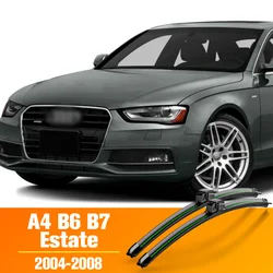 Wiper Front Wiper Blades For Audi A4 B6 B7 Estate Avant 2004 2005 2006 2007 2008 Windshield 22