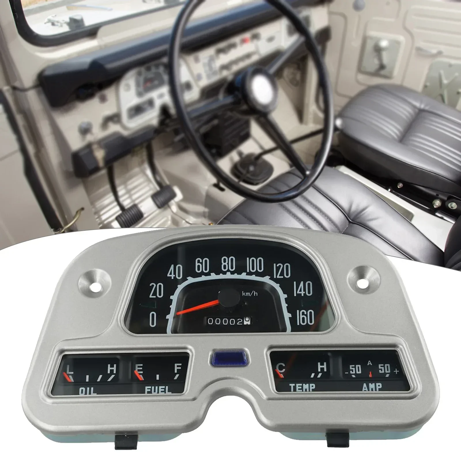

Cluster Meter Gauge Meter Plastic Gauge Cluster Gray For Land Cruiser FJ40 FJ45 Automobile Accessories Hot Sale