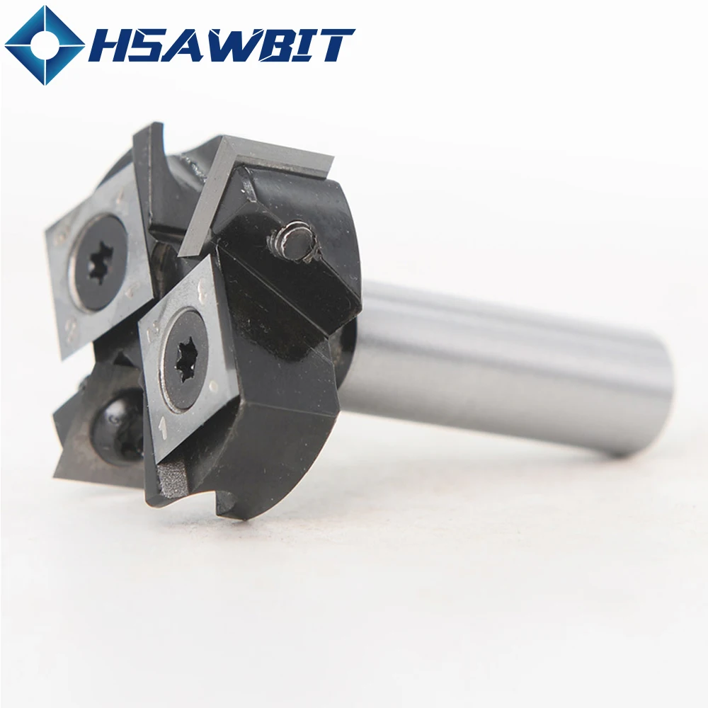 

2-Flute Wood Planer Bit 38.1mm Cutting Diameter 6 8 12 mm Shank Spoilboard Surfacing Router Bit Insert Carbide Slab