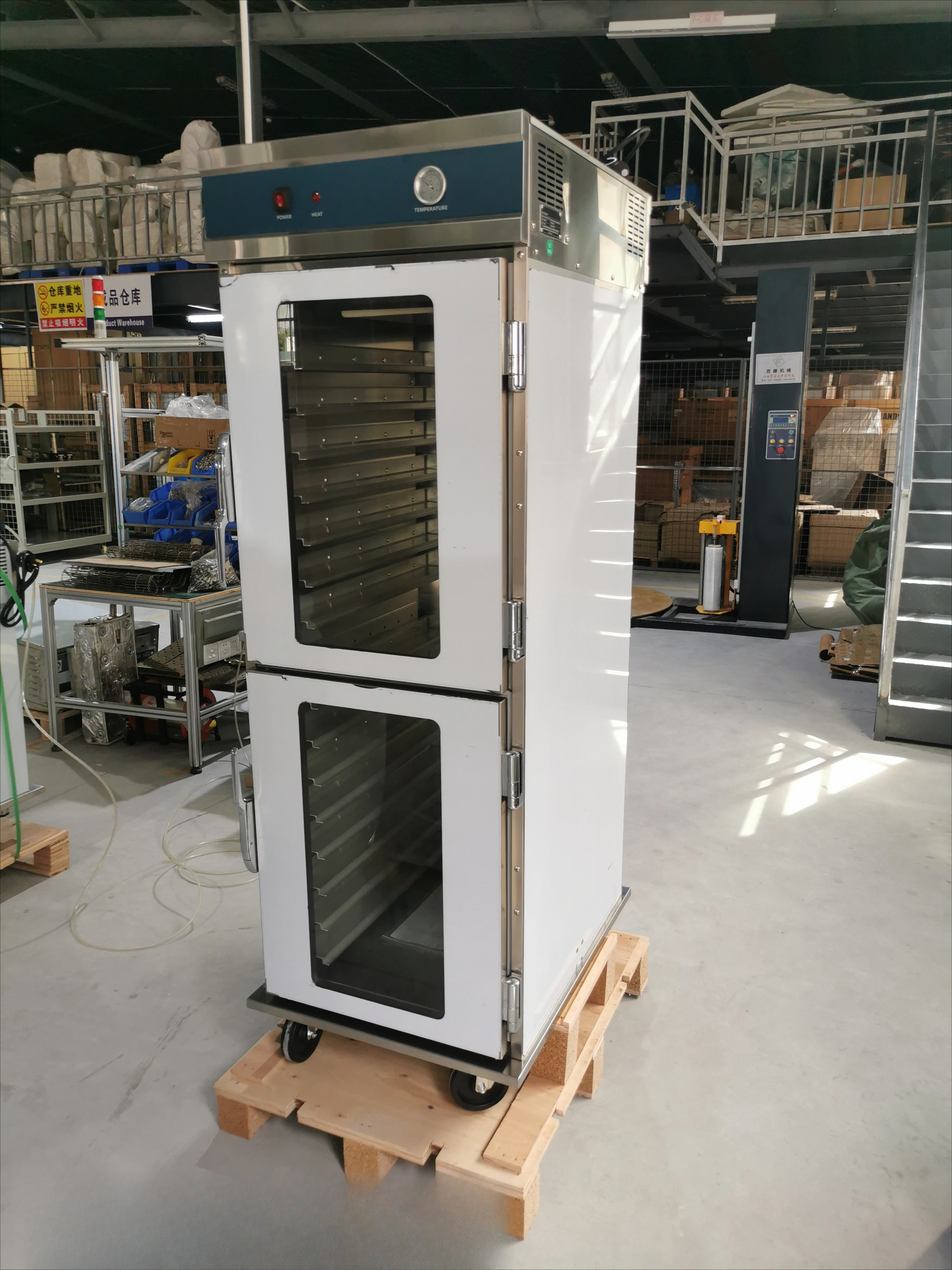 Electric Food Warmer Cabinet Cart with Wheels Chefmax Hotel Commercial Banquet Commercial Kitchen Hotel Buffet Food Equipment view 5