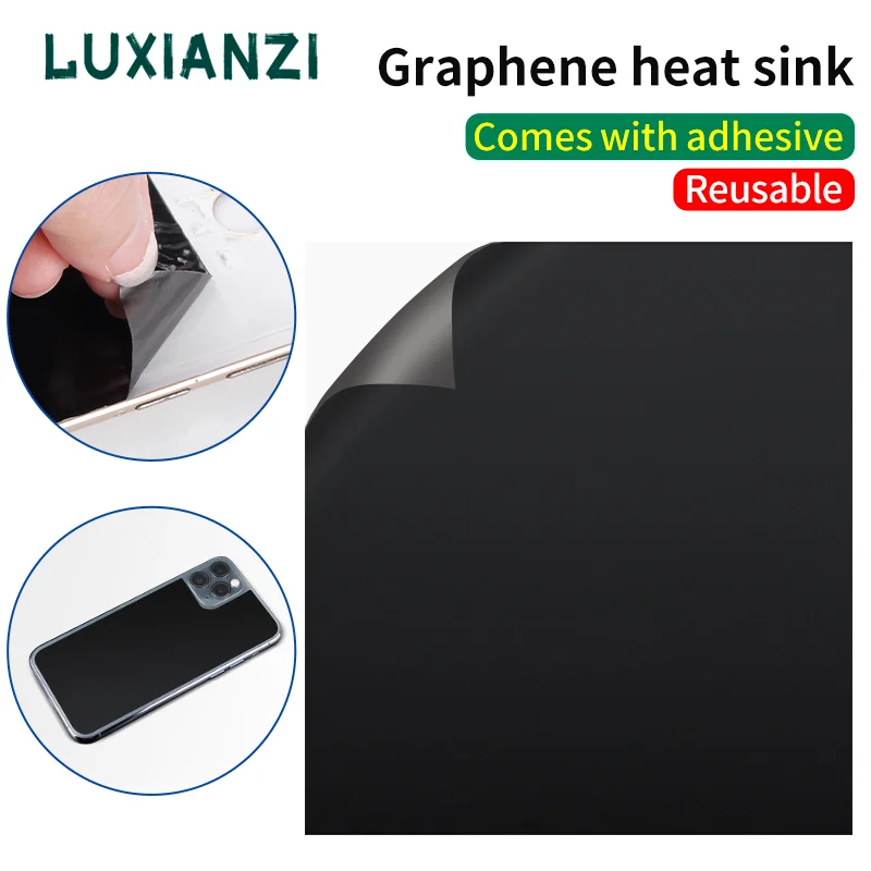 LUXIANZI Graphene Notebook Memory Heatsink For Phone Gaming Laptop GPU CPU Cooling Radiator RAM Memory Thermal Pad