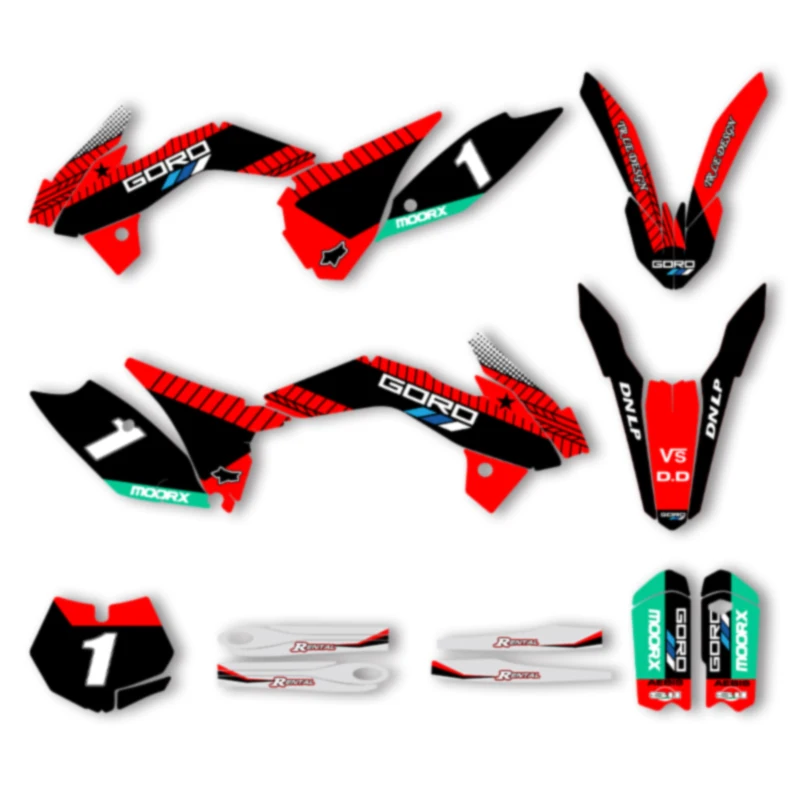 

Powerzone New Style Motorcycle Decals Stickers Kits for KTM SX85 2013-2014 2015-2017 Number Name Custom