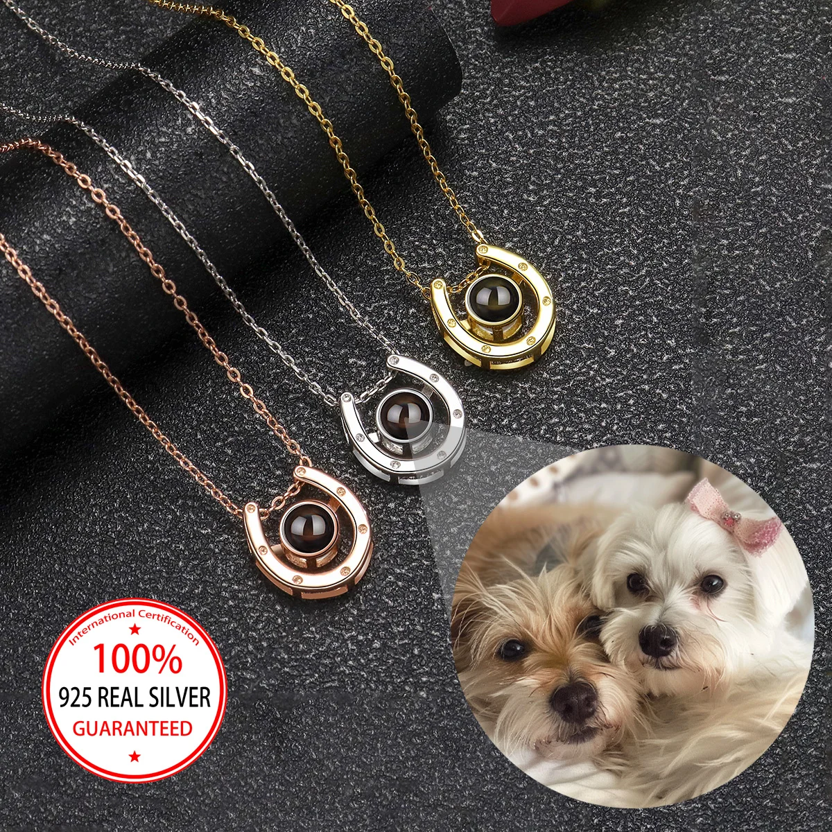 

Ожерелье из стерлингового серебра 925 пробы с индивидуальной цветной подвеской и геометрической подвеской, подарок на день Святого Валентина для подруги, изысканный новый