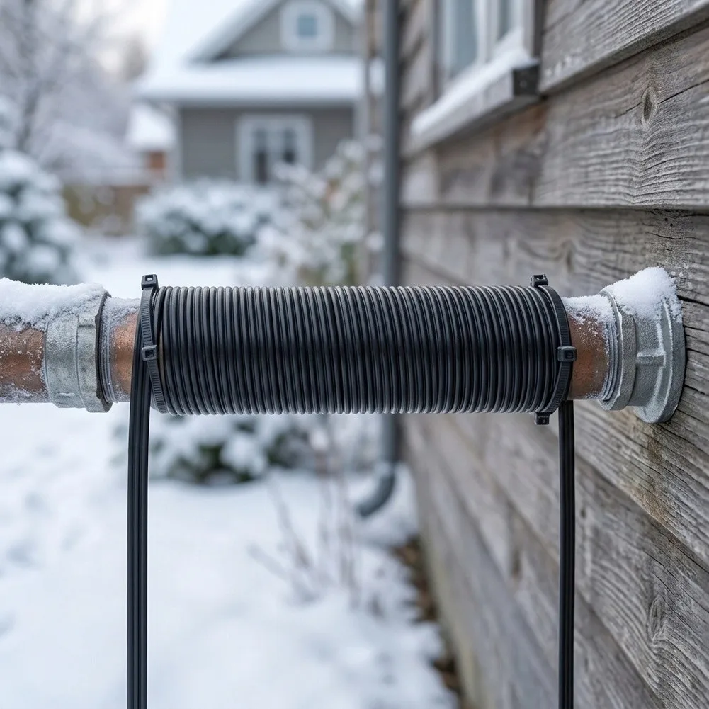 Certified NSF61 In-Pipe Heating Cable Self Regulating Fluoropolymer Sheath For Potable Water Pipe Freeze Protection Home Barn