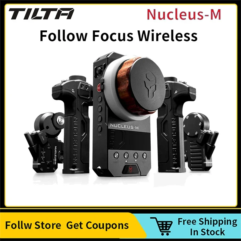 TILTA Nucleus-M WLC-T03 Wireless Follow Focus Lens Control System for DJI ROIN S ZHIYUN DSLR Camera Gimbal