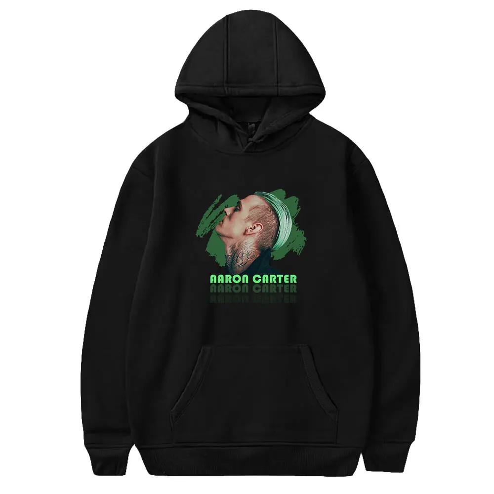 Aaron Carter Hoodie Rip เสื้อแขนยาวผู้หญิงผู้ชายเสื้อกันหนาว Rest in Peace เสื้อผ้า Unisex