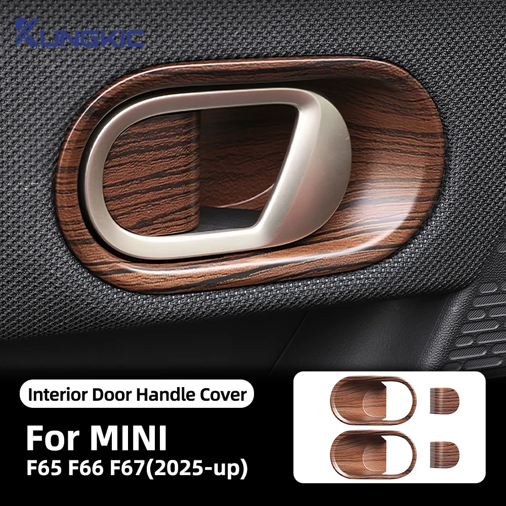 For MINI Cooper S F65 F66 F67 2025 2026 ABS Inner Door Handle Bowl Protective Cover Car Door Handle Sticker