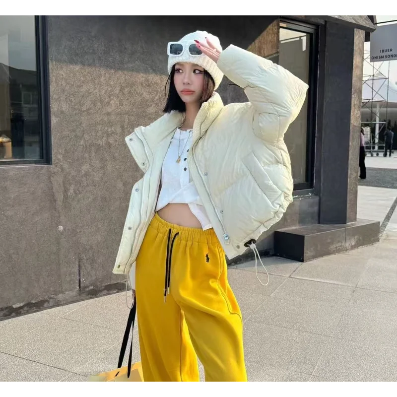 Women's Short Down Jacket 2025 Winter New Arrival Fashion Streetwear Oversized Loose Fit Thickened Warm Coat Trendy