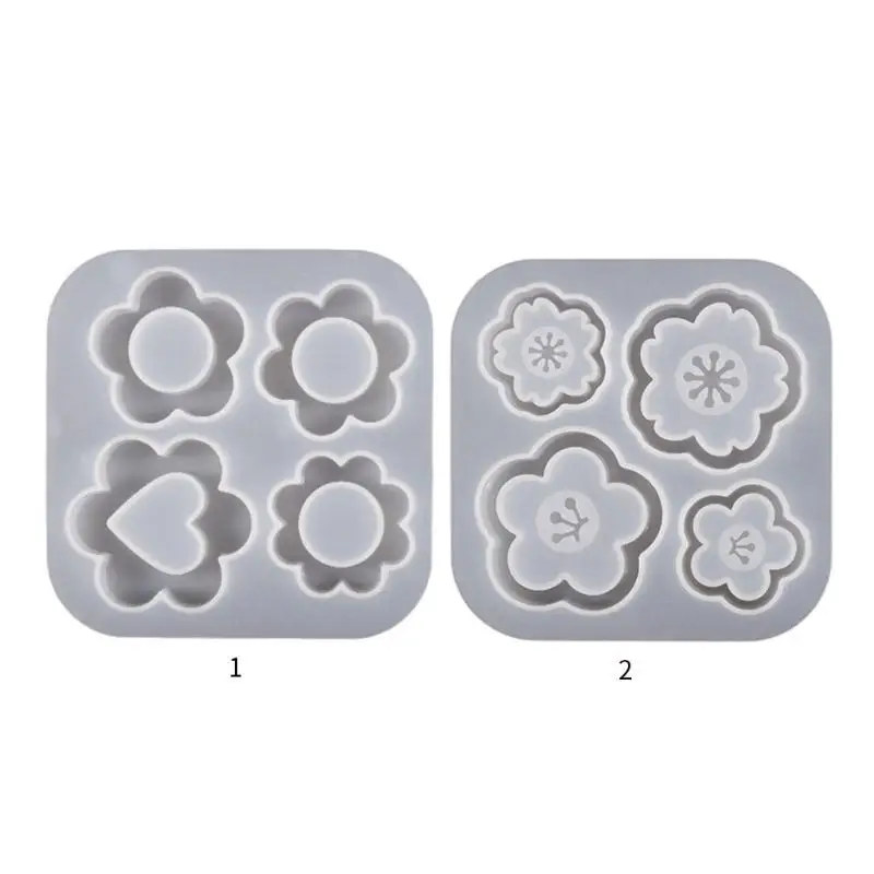 A52E Diy Epoxy Liebe Ornament Treibsand Form Tropfen Kleber Silikon Hausgemachte Form – Detail 2