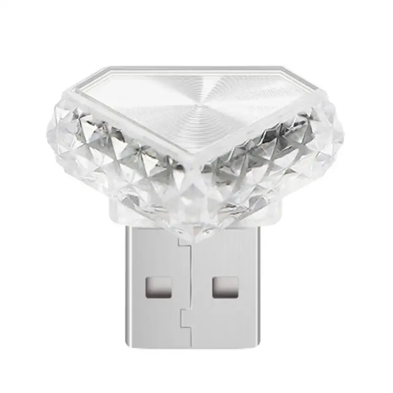 

652F LED USB Lamp for Car Interior Decoration Multi Color Night Light Touched Control