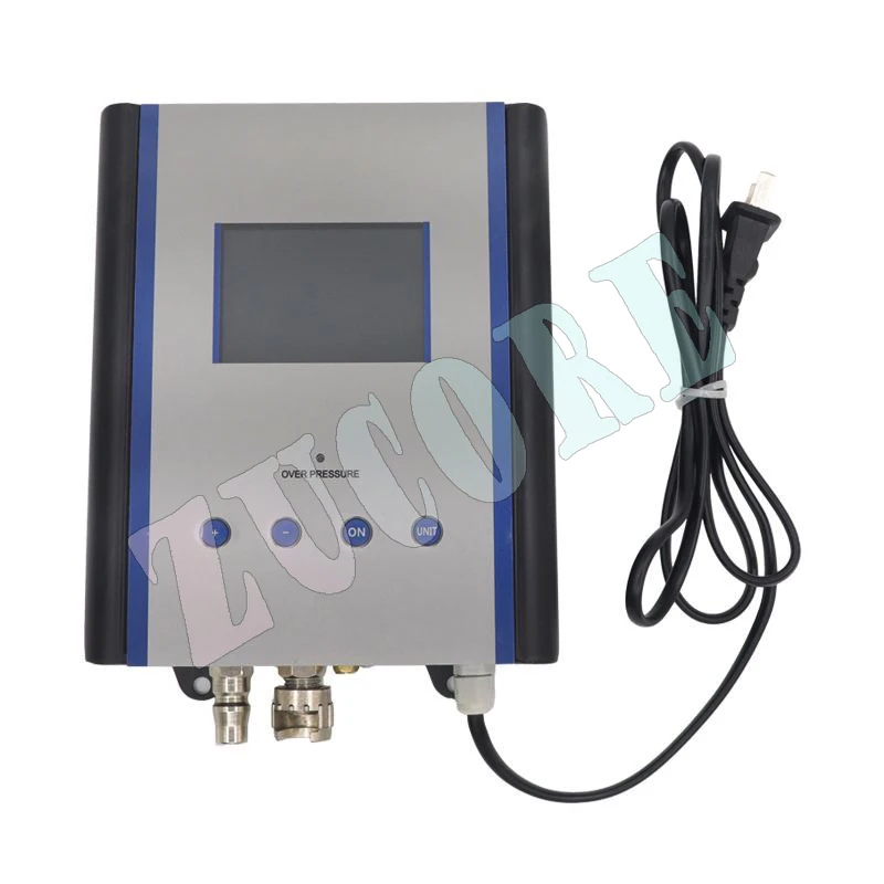 DP-Q04 منفاخ إطارات السيارة المثبت على الحائط شاشة LCD أوتوماتيكية لتضخم الضغط وانكماش معدات صيانة السيارات