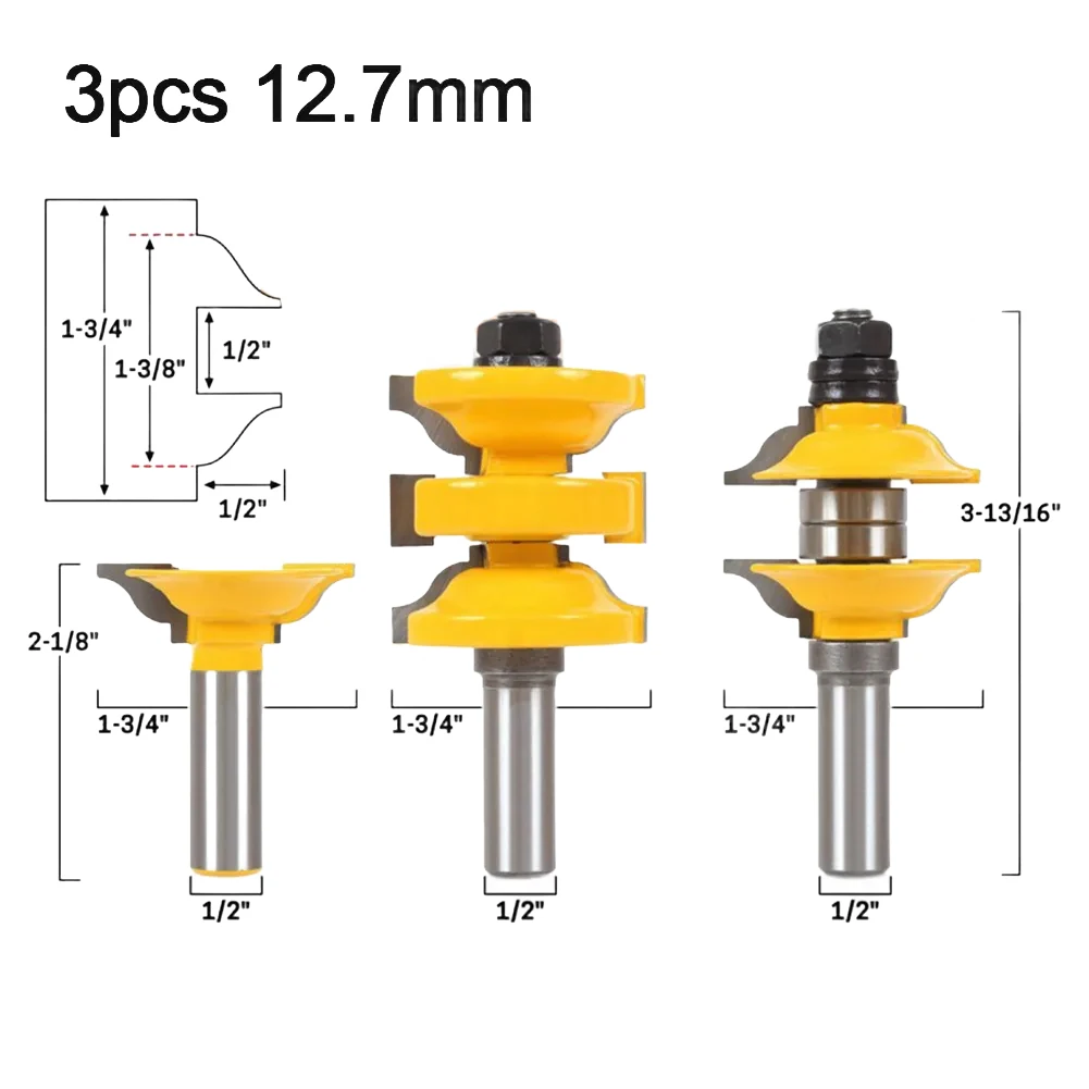 Long Lasting Practical Milling Cutter Woodworking Tools Compact Crafts DIY Exquisite Lightweight Mortise Study