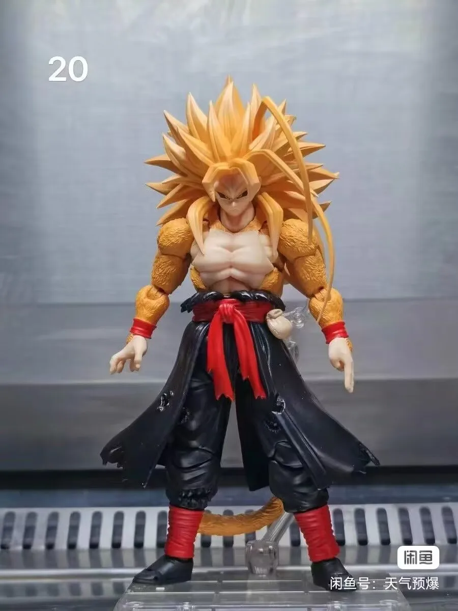 Dragon Ball In Stock Kong Studio Custom No 20 Gold Ssj5 Limited Gold Goku Action Figures Model Toys Anime Figura Gifts Toys