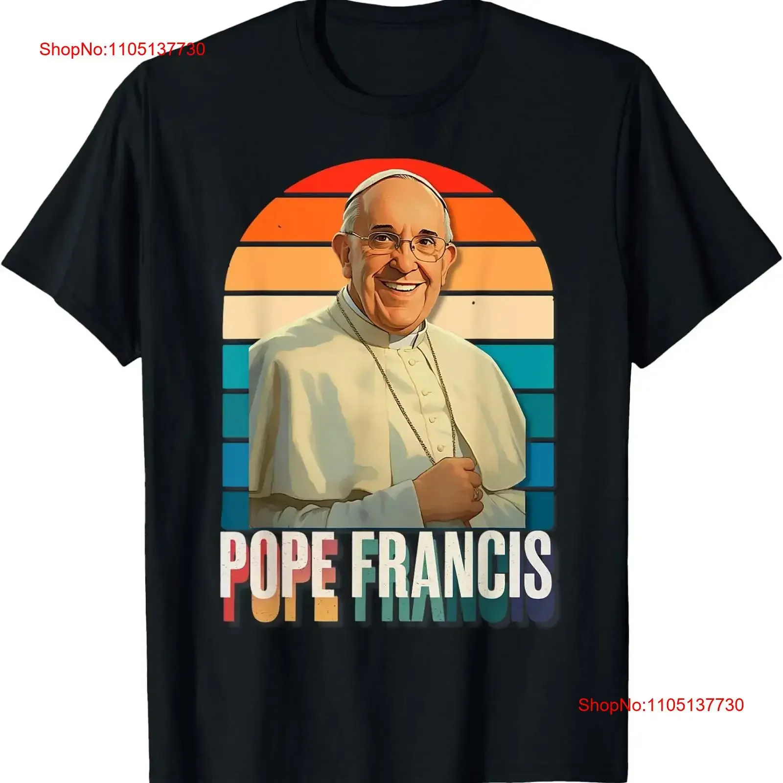 Pope Francis Vatican Catholic Saint T Shirt  vintage Washed Slightly graphic Versatile Stylish Breathable Soft