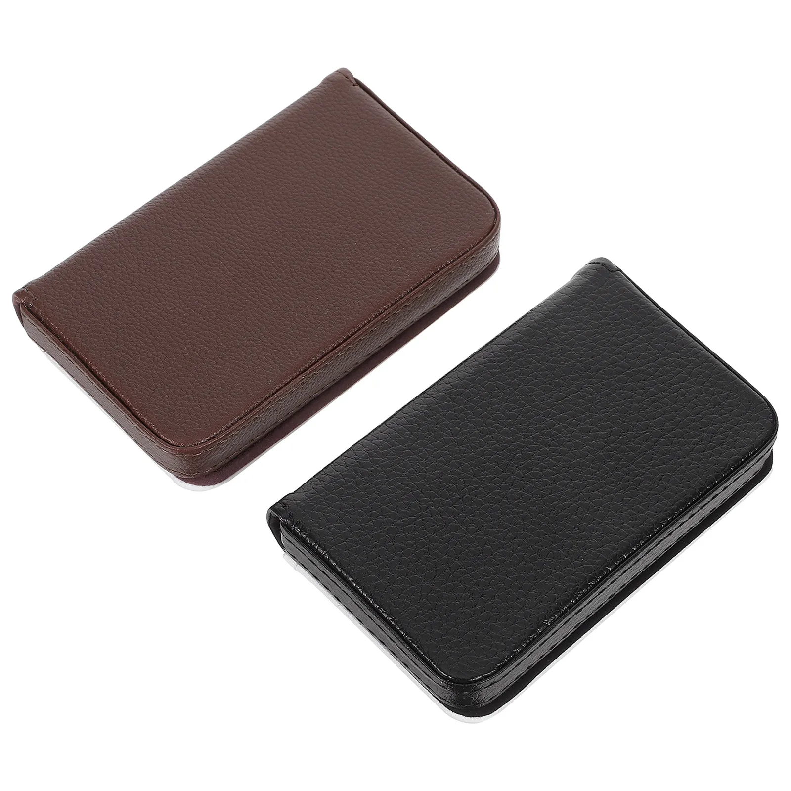 

2Pcs Blank Business Card Holder Metal Case Sublimation Slim Wallet Heat Transfer Cards Organizer for Office Travel