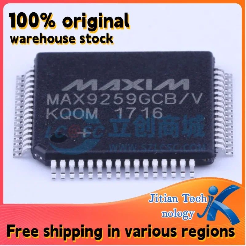 1PCS MAX9259GCB/V+T MAX9259GCB/V TQFP64 100% original inventory High-Quality Electronic Component