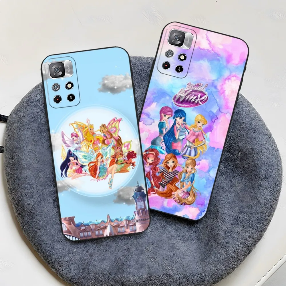 Cartoon W-Winx Girl Club Phone Case for Xiaomi Redmi Note 14 13 12 11 9 Ultra 10 Lite POCO F4 F5 X5 Pro Plus Cover