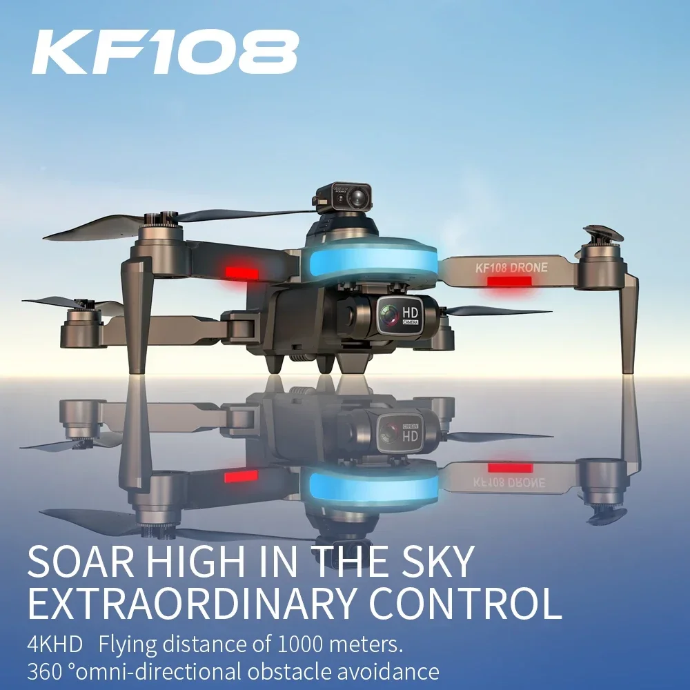 

2024 KF108/KF108 Max GPS Drone 4k Professional 5G Wifi Laser Obstacle Avoidance Brushless Remote Control Quadcopter Folding Dron