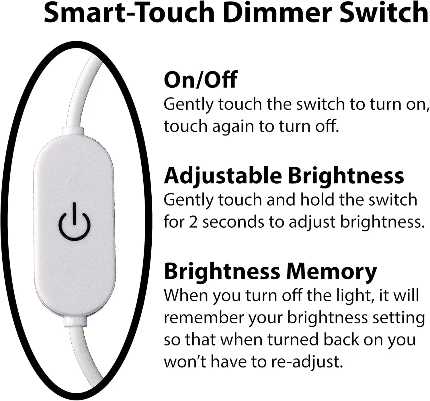 Bande Lumineuse LED Auto-Adhésive et Flexible, Contrôle Tactile, Gradation en Continu, Basse, Armoire de Cuisine, Garde-Robe