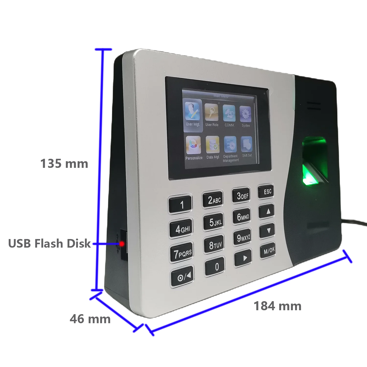 Imagem -03 - Zktime-fingerprint Time e Attinery System Employee Clock Recording Machine Smart Office Ssr Tcp ip 5.0