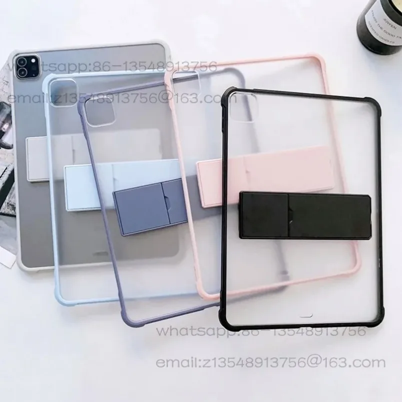 Clear Shockproof Hard Case for IPad 7th 8th 9th 10th Gen Mini6 Air4 Air5 Pro 11‑Inch A2197 Protective Shell with Stand