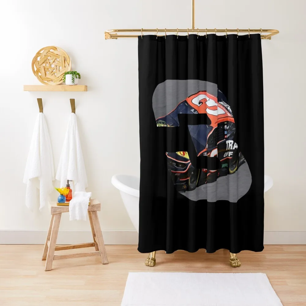 

Austin Dillon Car 3 Shower Curtain Modern Accessory Bathrooms Luxury Bathroom Curtain