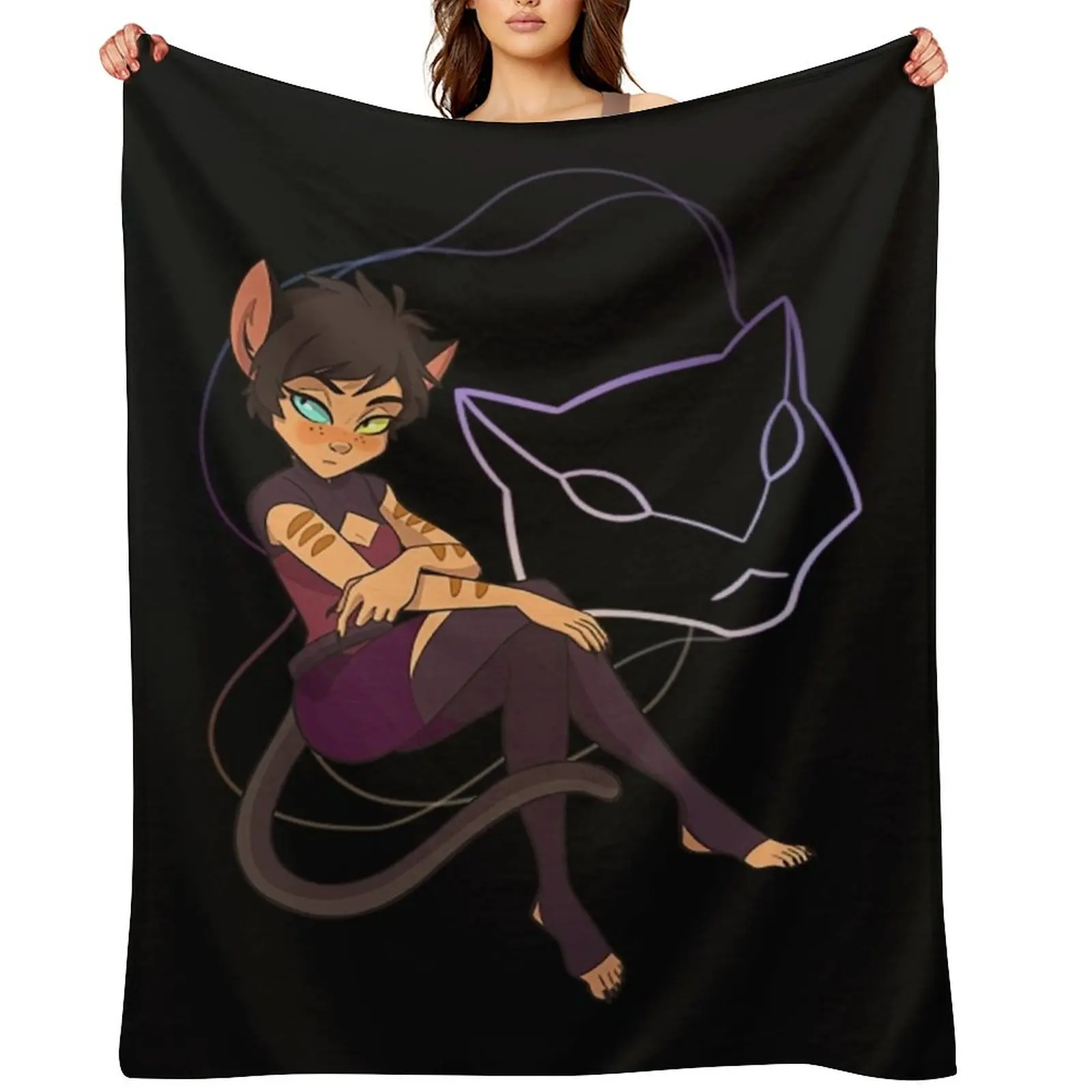 

Catra T-ShirtMelog Catra Throw Blanket decorative Blankets For Sofas Picnic Sofa Throw Blankets