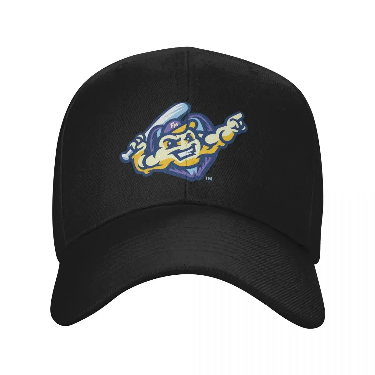 Sport Logo Fort-Myers-Mighty-Mussels Baseball Baseball Cap Fishing cap Golf Cap Golf Wear Golf Men Women's