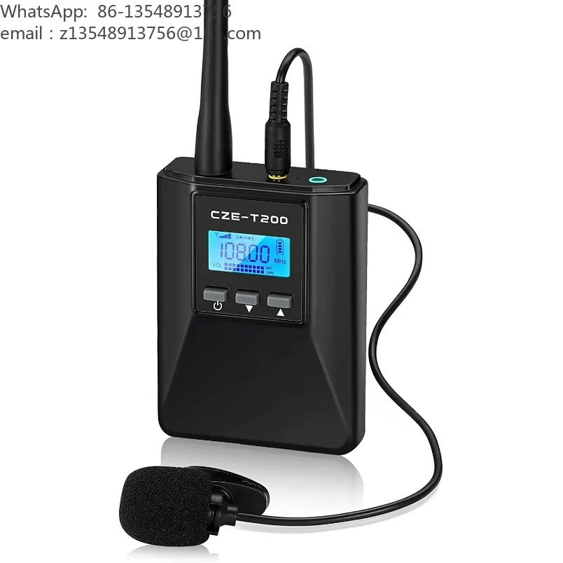 CZE-T200 vehicle-mounted wireless teaching equipment FM signal modulation module wireless microphone set