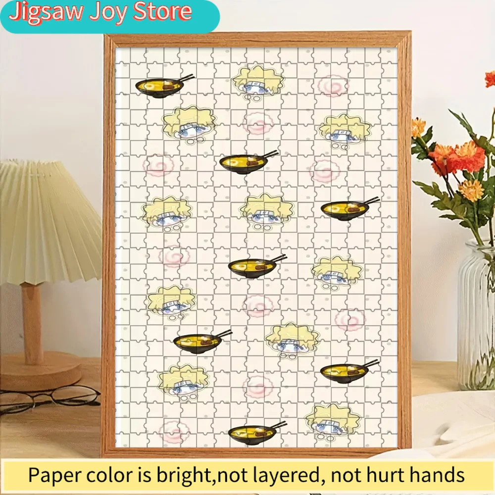 

Аниме-пазл с милым блондином в стиле чиби и сценой с горячим горшочком, многократный узор, премиум-качество, яркая печать высокой четкости, гладкая поверхность