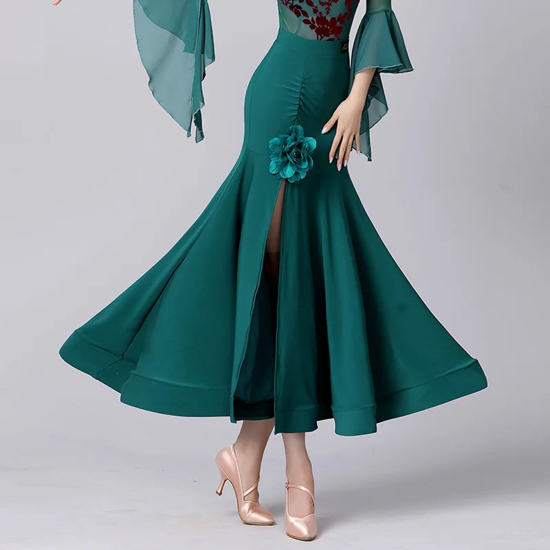 

2023 New Ballroom Waltz Modern Dance Skirt Dance Competition Standard Ballroom Dancing Clothes Latin Skirt