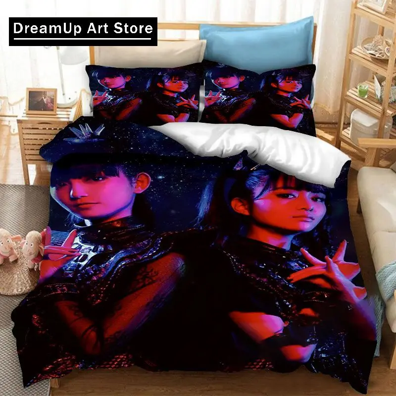 3d Printing BABYMETAL Rock Band 3pcs Bedding Set Boys Girls Twin Queen Size Duvet Cover Pillowcase Bed Kids Adult Home Textiles