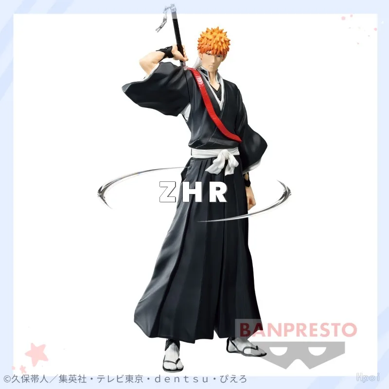 In Stock Bleach SOLID AND SOULS Kurosaki Ichigo Ishida Uryu Animation Model Action Figure Toy Collection Gift