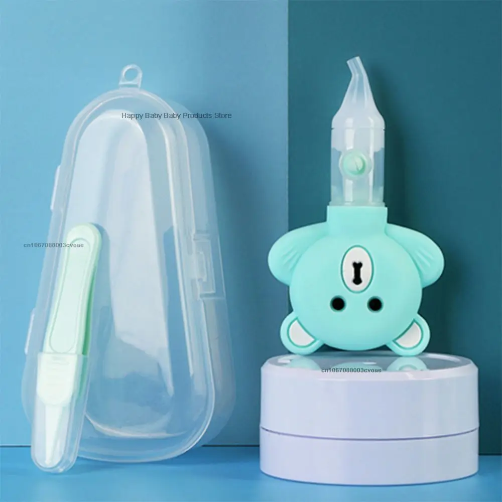 Infant Nasal Aspirator Baby Nose Vacuum Suction Newborn Nose Aspirator Easy Operate Backflow-Proof Nose Suction Cleaner