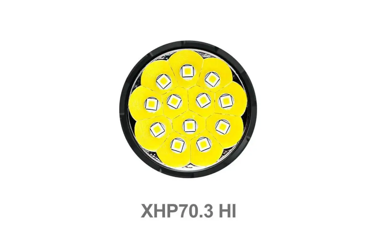 Acebeam-X75 Micro-Arc Oxidação Lanterna, Poderoso, 70.3 HI