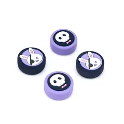 GeekShare 4PCS Bandage Rabbit Thumb Grip Caps, Soft Silicone Joystick Cover Compatible with Switch /OLED/ Switch Lite