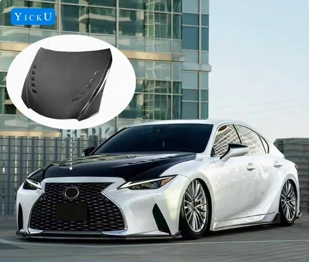 

New Product Body Kit forLexu s IS 2021+ Upgrade Facelift Hood Engine Cover Bonnet Auto Parts High Quality Carbon Fiber Material