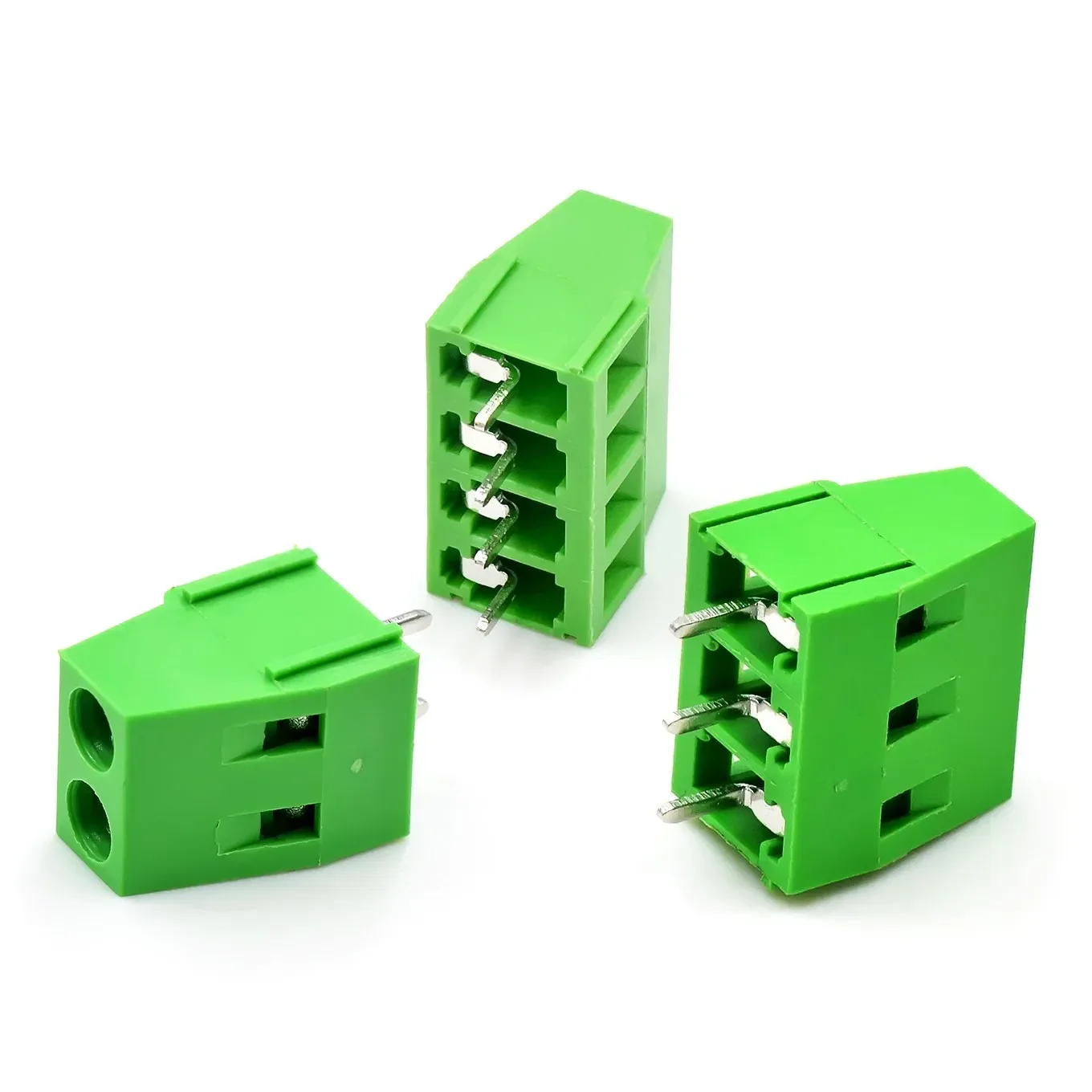 100pcs KF128 2.54mm PCB Mini Screw Terminal Blocks Connector for Wires KF128-2.54 2P 3P 4P Terminal