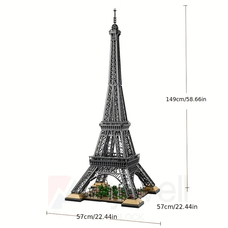 

FIT 10307 1.49M 10001Pcs The Tower of Paris Bulding Blocks Bricks PARIS Architecture Model Birthday Christmas Gifts Toy Adults