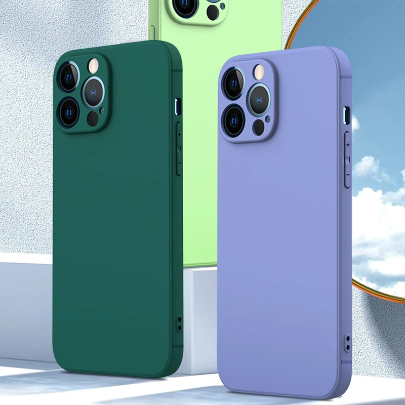 

Special offer Promotion liquid silicone phone case for iPhone 12 13 14 Pro Max Shockproof Soft Case
