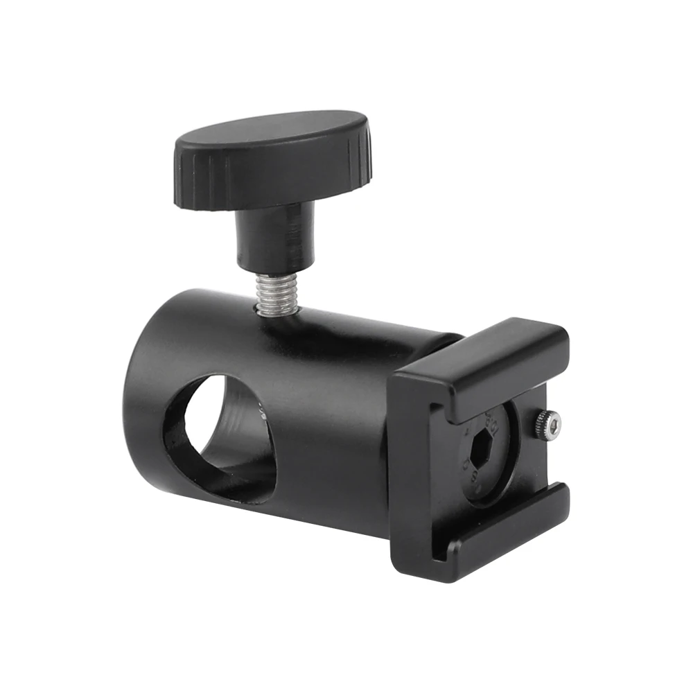 HDRIG cabezal de soporte de luz con adaptador de montaje de zapata fría, se conecta para Monitor, soporte de luz Led, soporte de cámara, accesorios de foto y Video