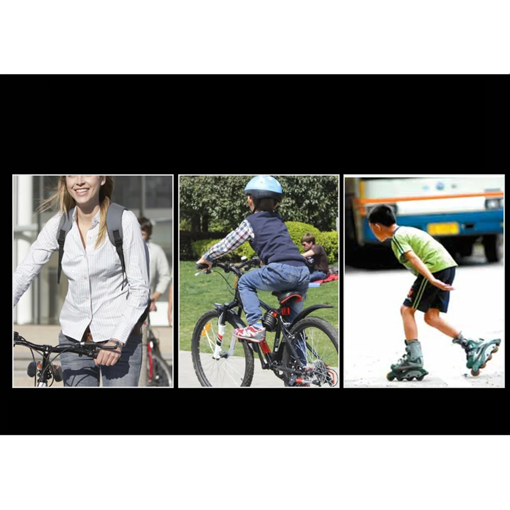 Mini Electric Bike Horn Silicone Cover Loud Clear Sound 6 Modes Handlebar Mount Road Mountain Bike Electric Bell Accessories