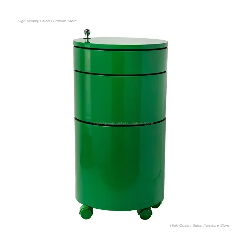 Nordic Simple Designer Side Cabinet Bedroom Study Dining Room Revolving Storage Side Table Medieval Bedside Table Home Furniture