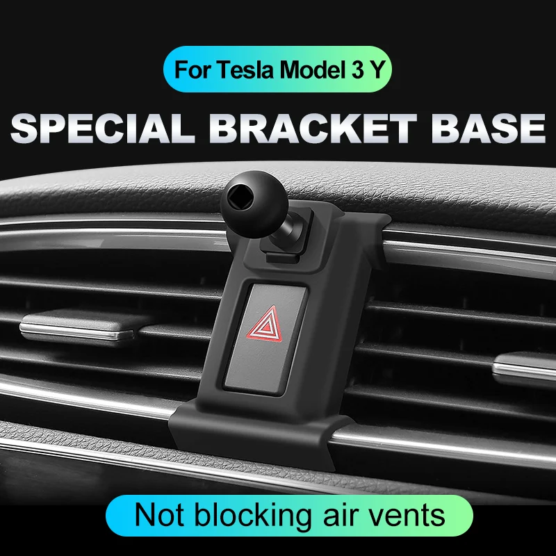 

Car Phone Holder Supporting Fixed Bracket Air Outlet Base Accessories for Tesla Model 3 Y S X 2018 2019 2020 2021 2022 2023 2024