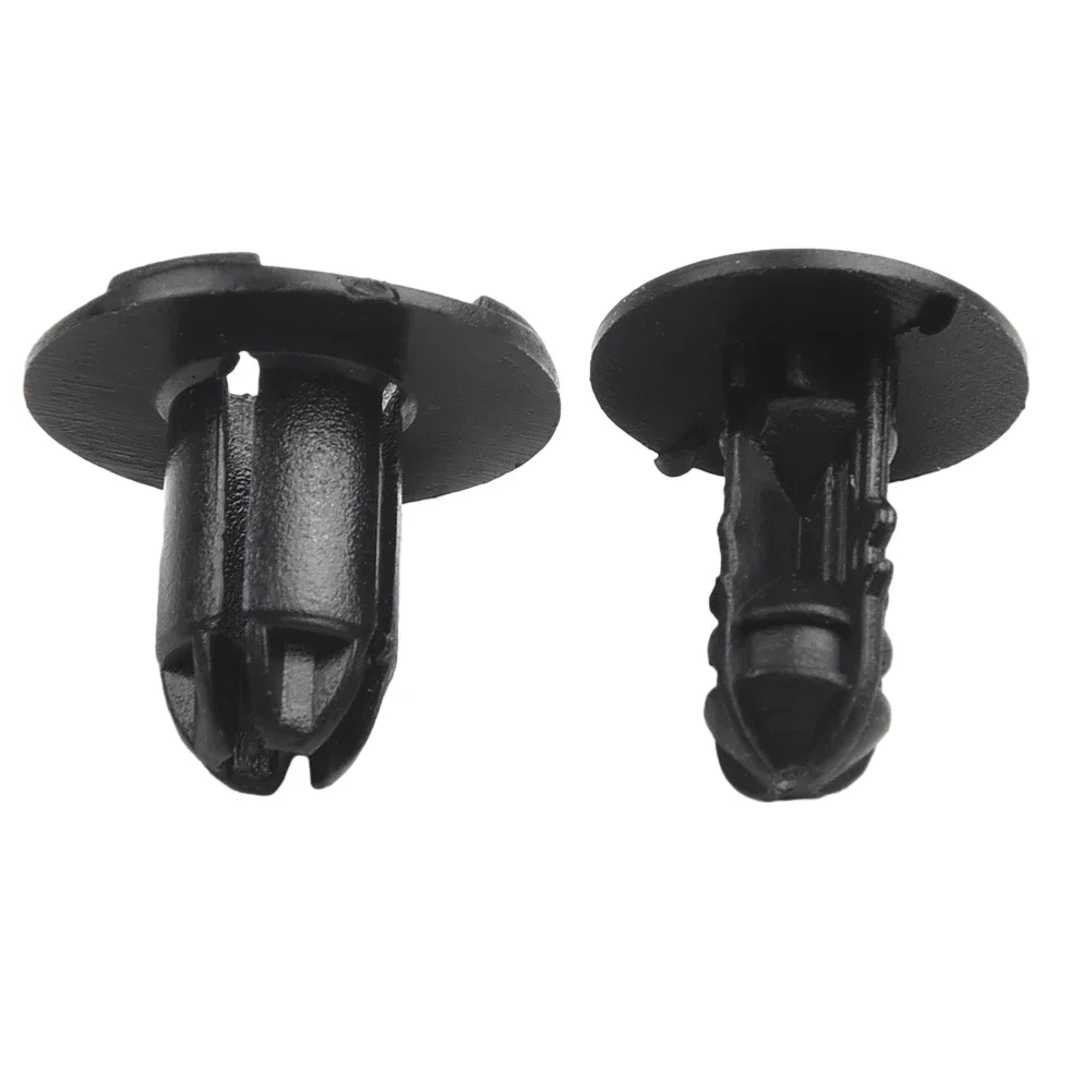 For Hyundai 10x Retainer Clips Push In Type 1420608250B 865952T500 8mm Hole Black Head Diameter 18mm Length 14mm Durable